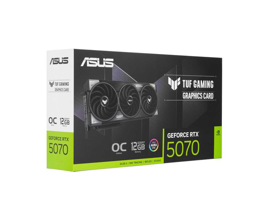 - Видеокарта ASUS TUF Gaming GeForce RTX 5070 OC 12GB GDDR7