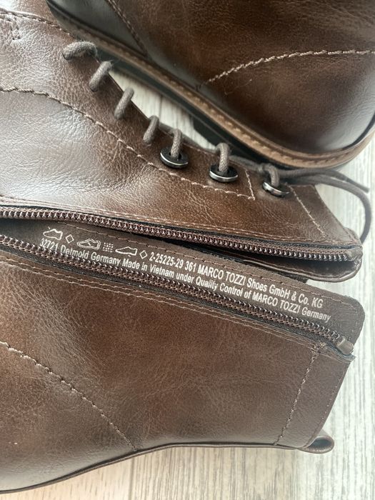 Cizme scurte din piele naturala pentru barbati nr 40