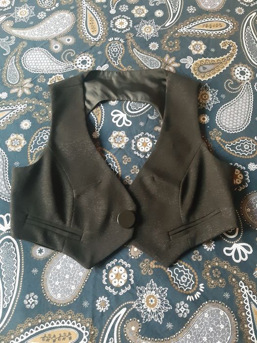 Vesta de dama neagra XS-S