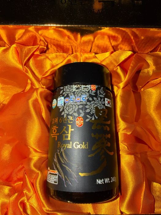 Royal Gold black ginseng koreyaning biologik faol qoʻshimchasi