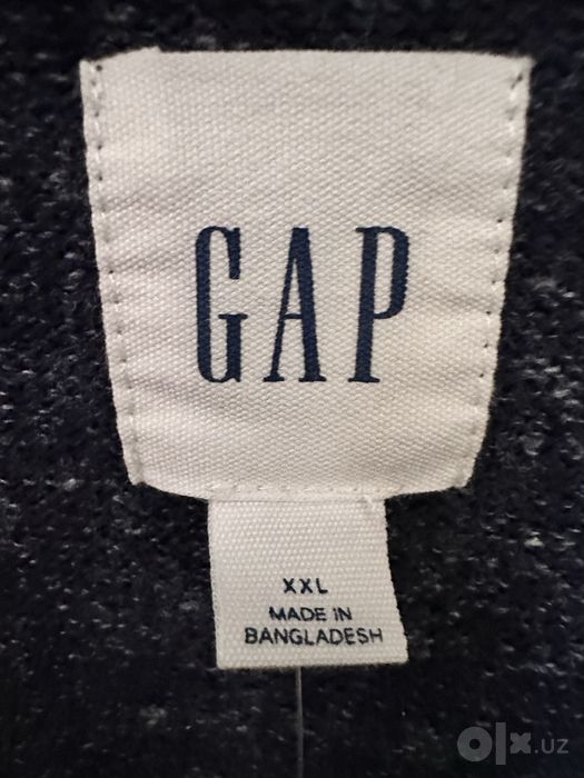 Мужской кардиган-бомбер GAP (XXL) на молнии, оригинальный