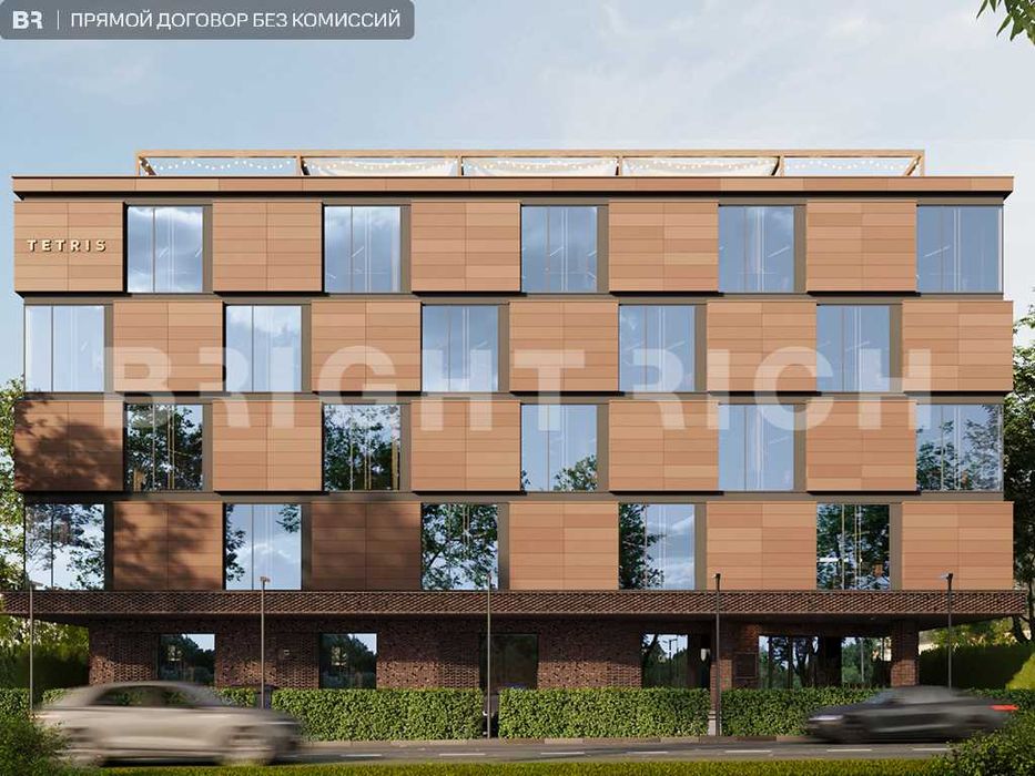 Продажа офиса 1069.8м², в новом бц Тетрис