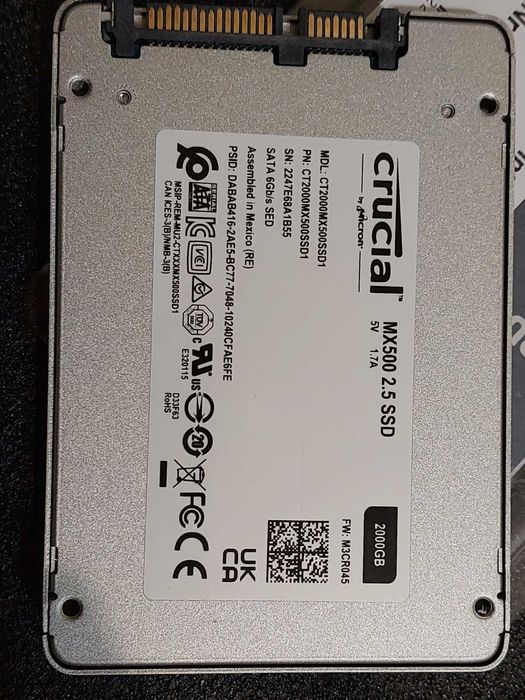 2TB SSD Crucial MX500 / BX500