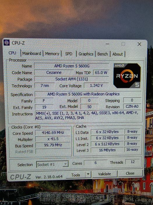 Процесор Ryzen 5 5600G