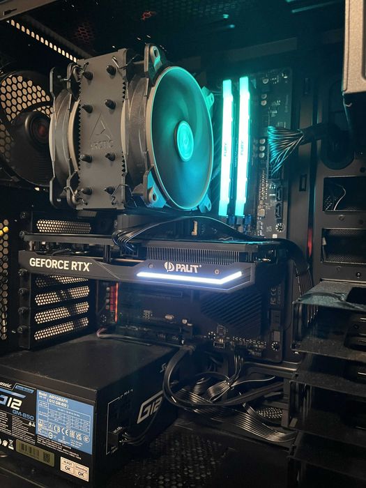 Мощен гейминг компютър Ryzen 7 + RTX 4060 Ti | Тих и бърз