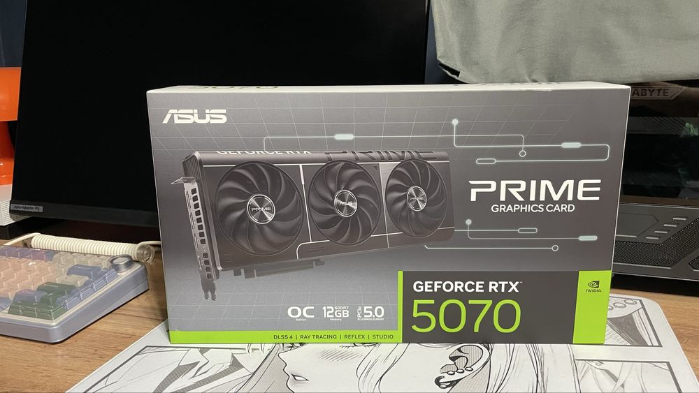 Новая RTX 5070 Asus Prime 12Gb.
