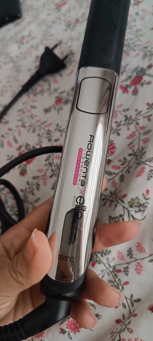 Placă de păr Rowenta Liss& Curl, Keratin Shine.