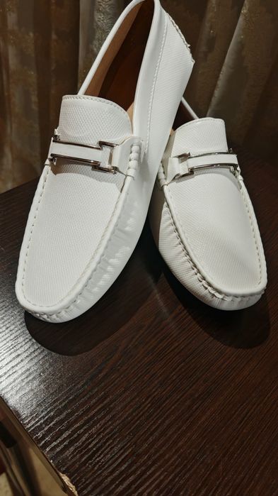 Белые мокасины размер 42