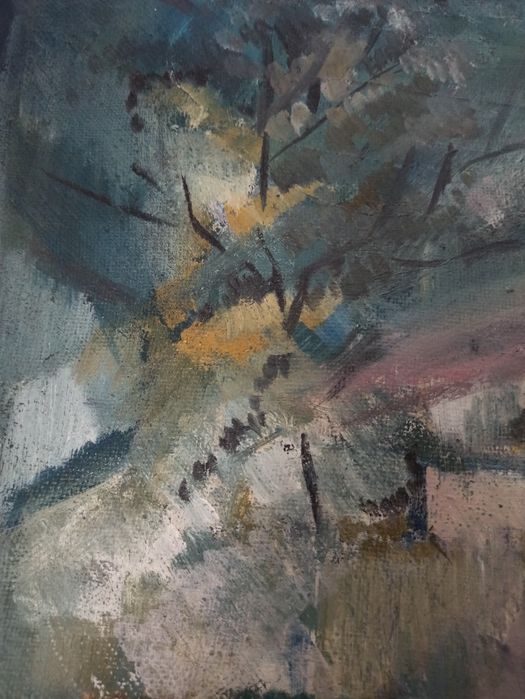 Tablou pictură Rabin Yom Kippur origine Ucraina