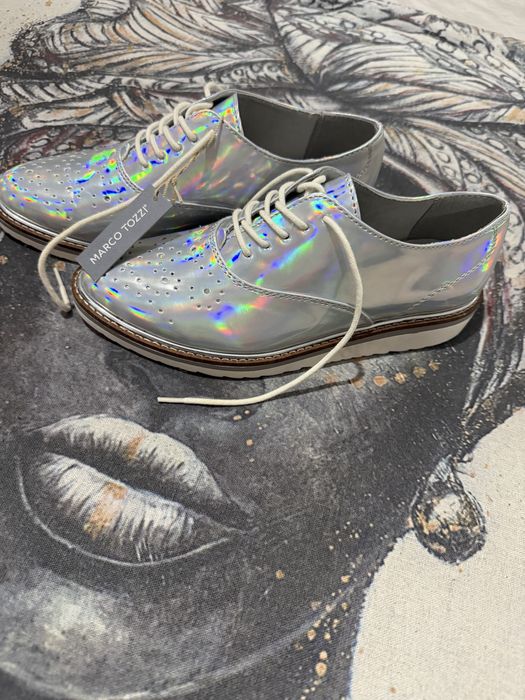 Дамски обувки естествена кожа Marco Tozzi