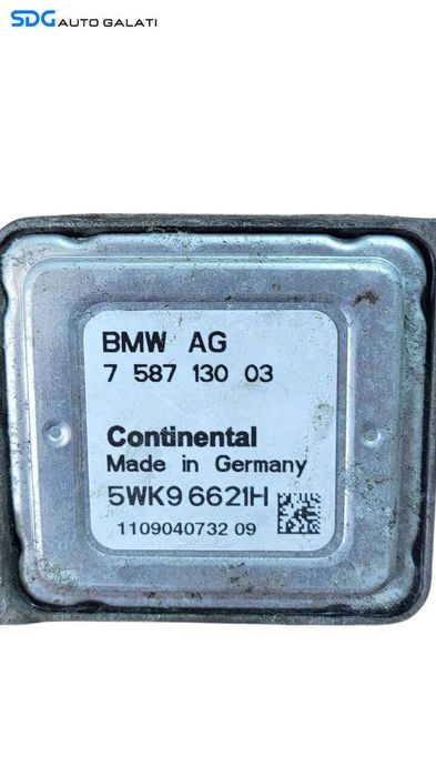 Senzor Sonda Lambda NOX Catalizator BMW Seria 1 E81 E82 E87 E88 2004 - 2013 Cod 7587130 (filet uzat)[L7683]