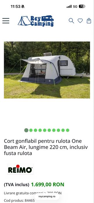 Vand cort universal pe aer