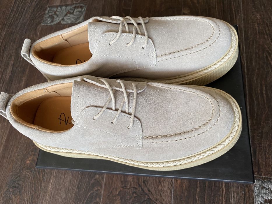 Ботинки натуральная замша