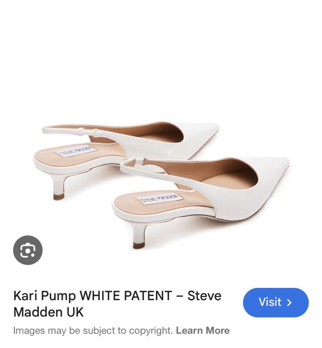 Steve Madden - Kari Pump WHITE PATENT