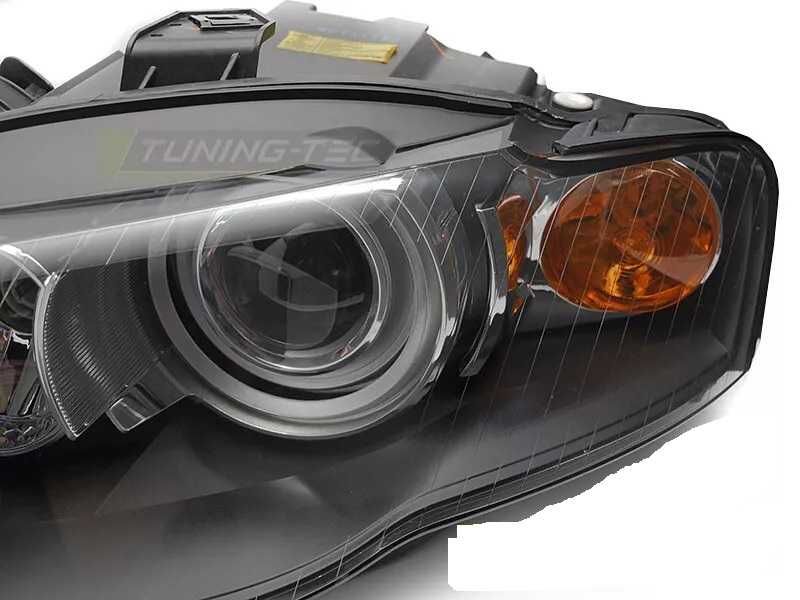 Фарове Ауди А4 Б7 Би Ксенон Нови черни тъмни Audi A4 B7 Bi Xenon