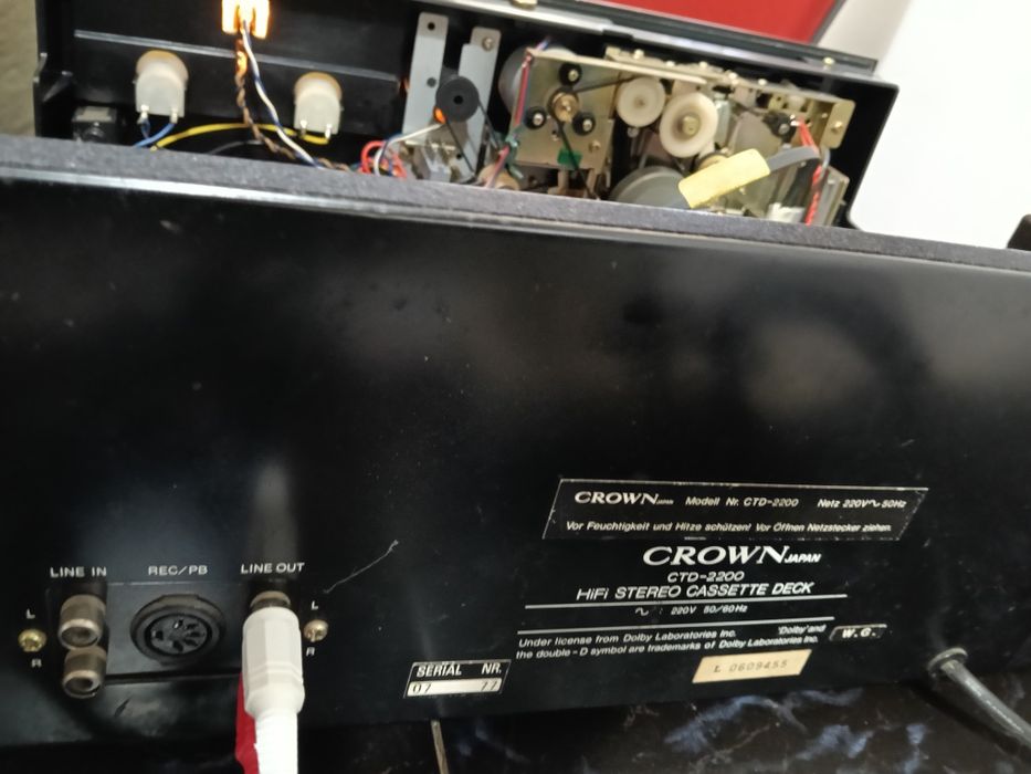 Casetofon deck Crown Japan ctd 2200