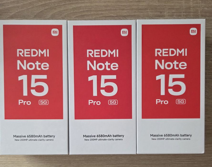 Xiaomi Redmi Note 15 Pro 5G 256GB Black, sigilat.