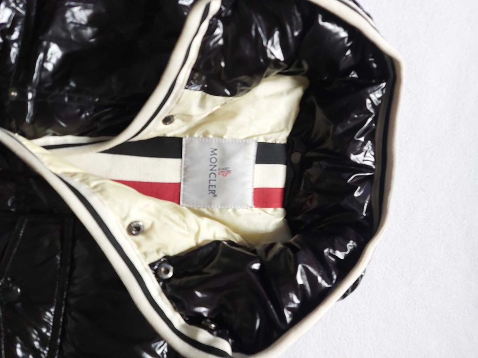 Moncler Branson M48 мъжко пухено яке 100%пух, черен лак ,водойстойчиво