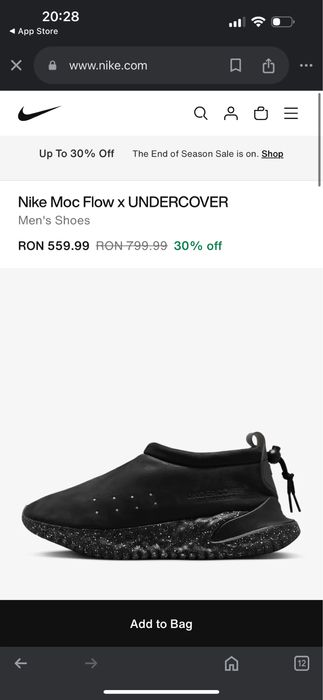 Nike Undercover originali noi marimea 36