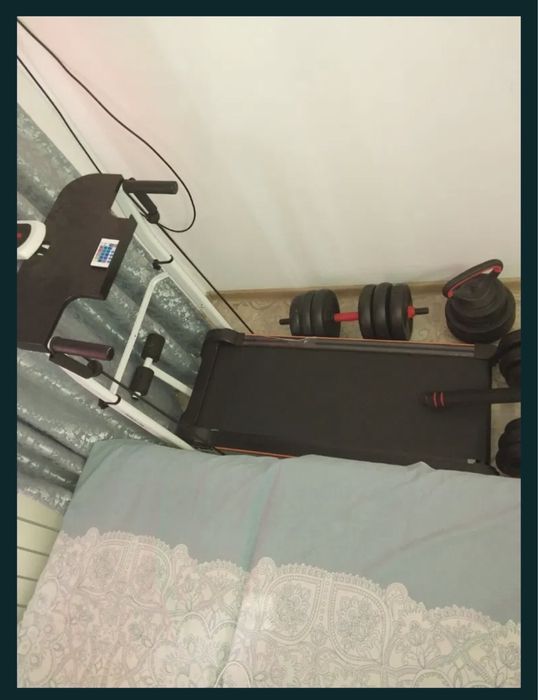 Гантель беговая дорожка