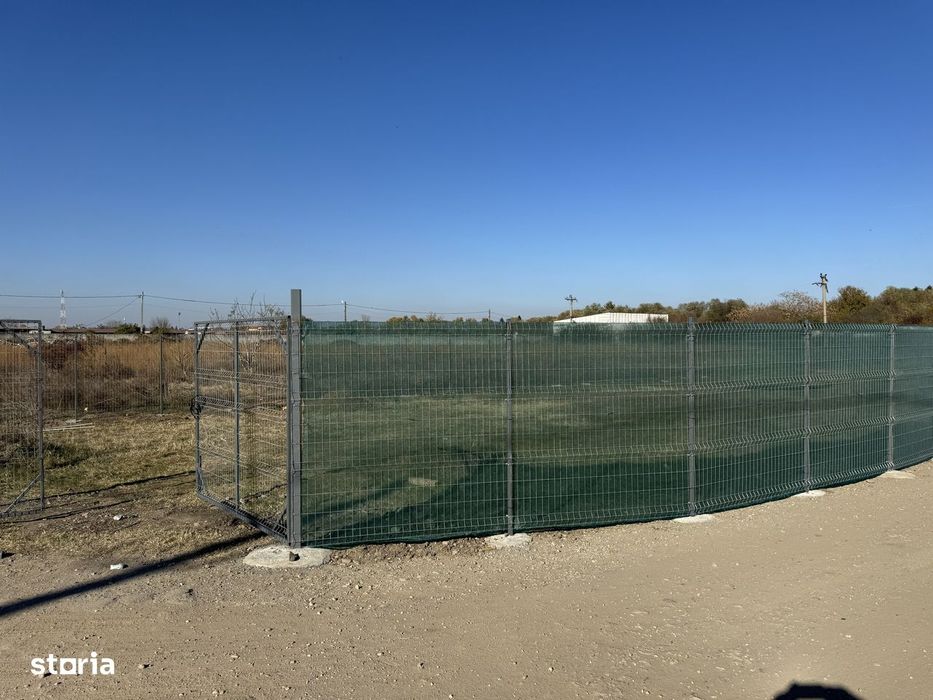 Teren 1700 mp de inchiriat Clinceni Bragadiru langa A0  + container