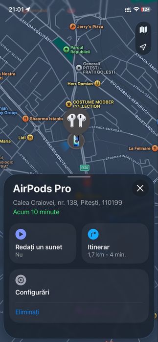 Vand airpods pro 3 full box putin folosite