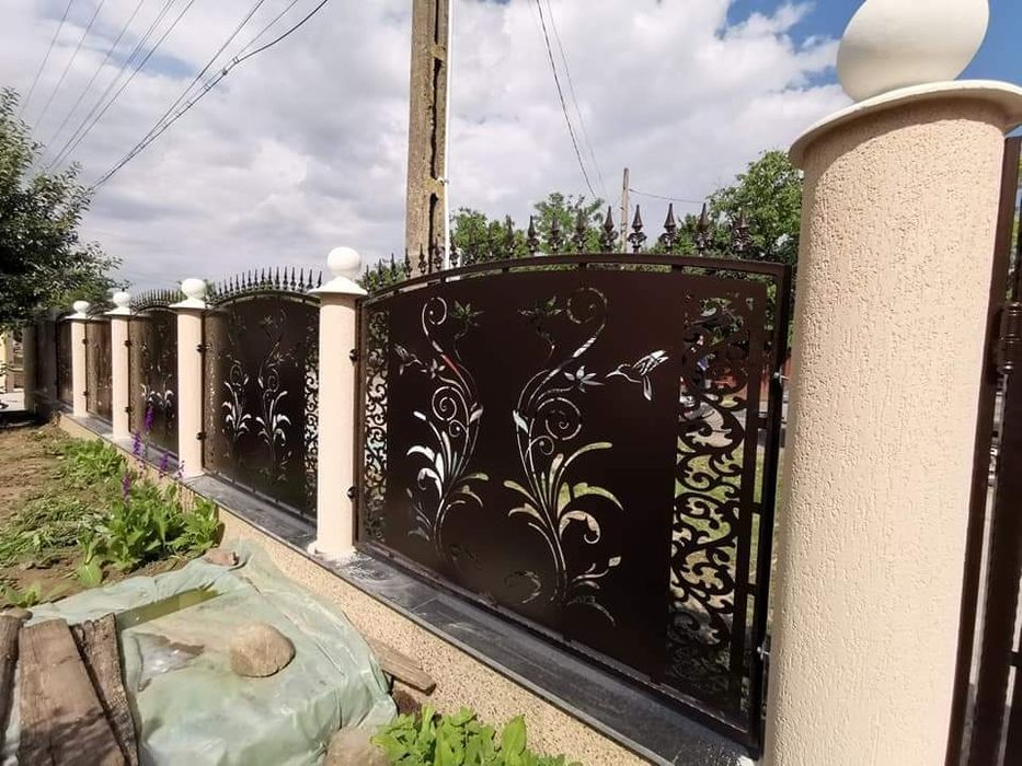 Capace/coame(caciuli-fundatie) gard