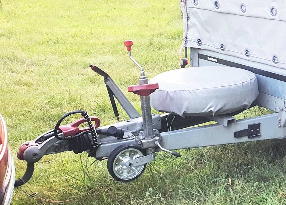 Brenderup S2300 remorca cu axa dubla , schelet si prelata, antibalans