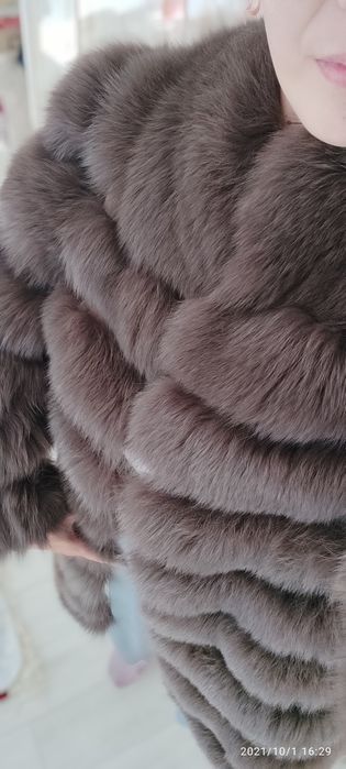 Шуба трансформер из песца