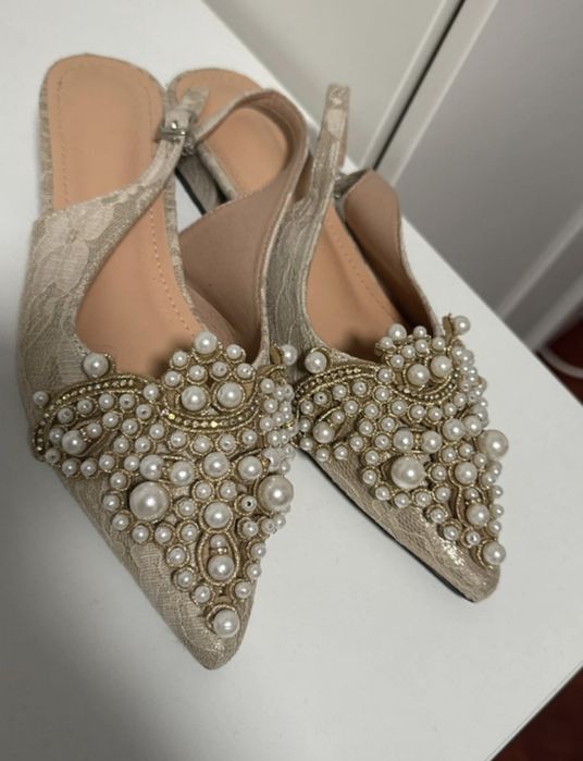 Pantofi eleganti cu toc mic