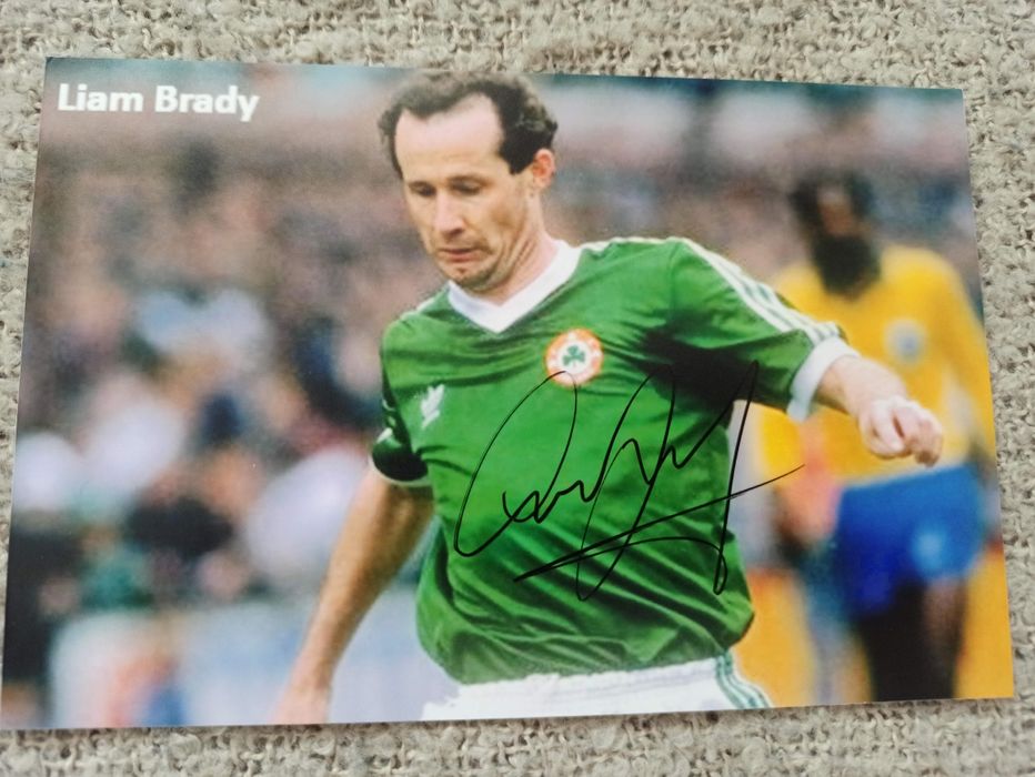 Автограф на Лиъм Брейди