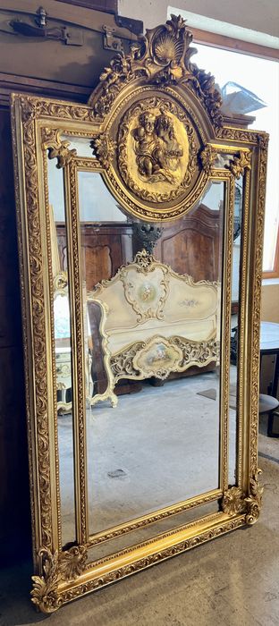 Oglindă aurie stil Baroc *** vintage / antic / vechi / retro ***