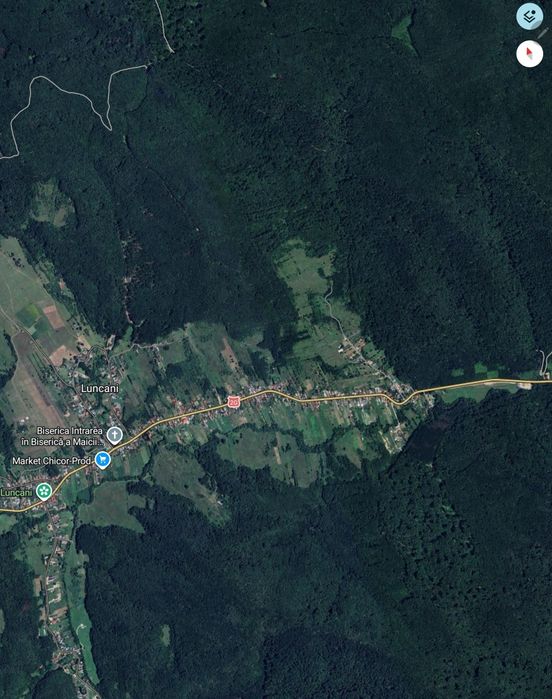 Vând Teren Extravilan la Luncani, Bacău. Suprafața este de 1400 metri pătrați. - View 2