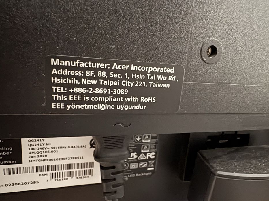 Геймърски монитор Acer