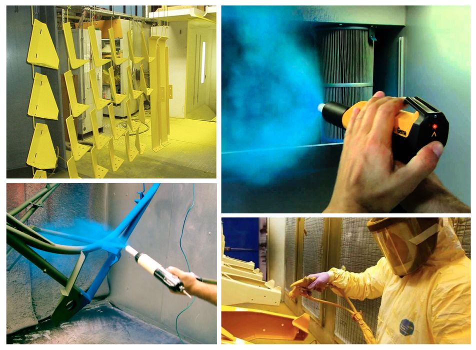 Полимерная  Порошковоя покраска