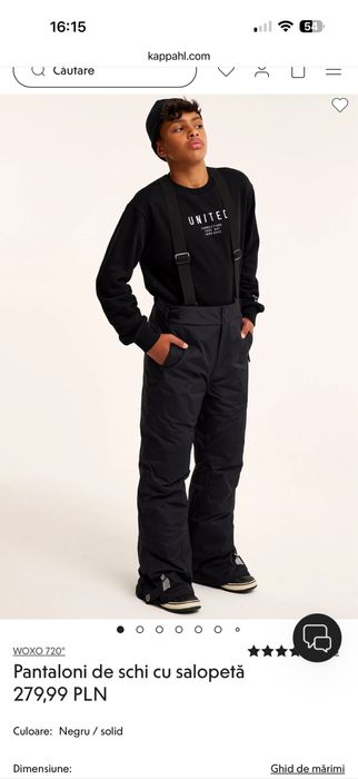 Vand pantalon schi impermeabili WOXO 720