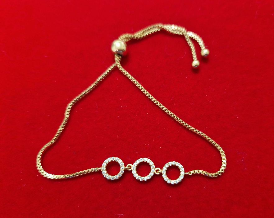 GB11, bratara placata aur 14k,model reglabil, deosebita,zirconii