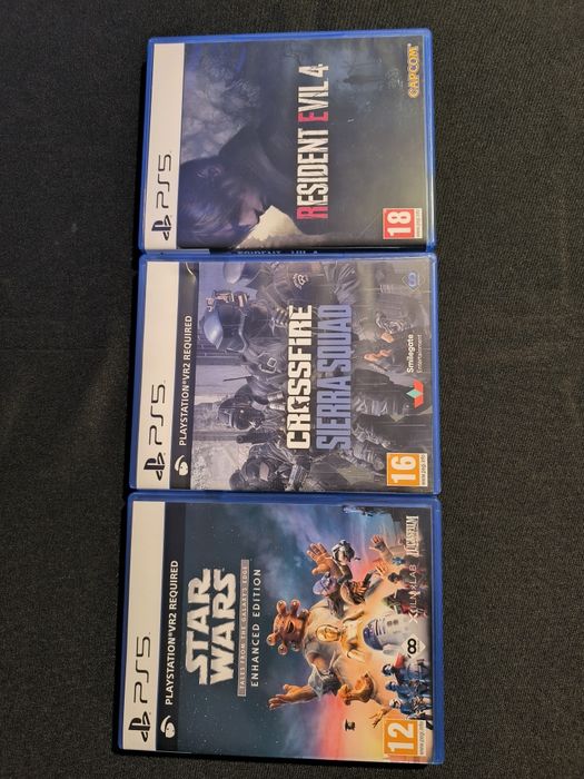 SET: PS VR2 + Stand încărcare + jocuri.