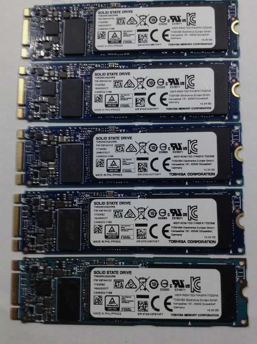 Solid State Drive (SSD) m2 sata 256 GB - нови - различни марки