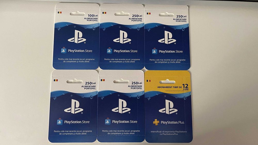Playstation Gift Cards - Gift card-uri Playstation PS - Alimentare portofel PS4 PS5