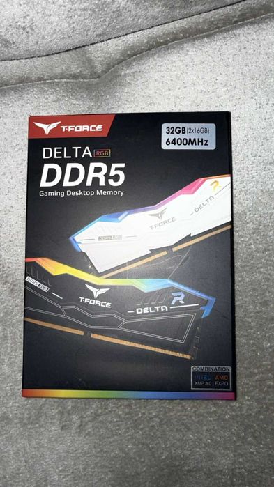 ОЗУ T-FoRce 32 gb  Delta RGB 2x16