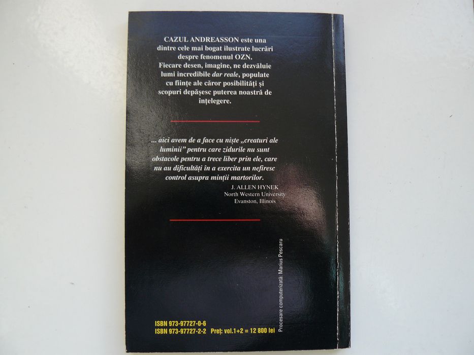 Lot De 2 Carti Ce Au Ca Subiect OZN, EXTRATERESTRI,Mistere,Enigme LOT3