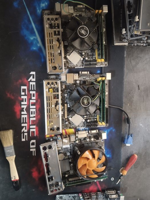 H81+Pentium+4gb ddr3+кулер