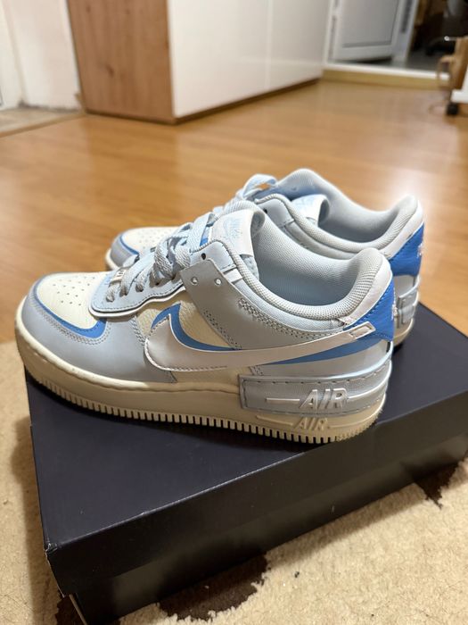 Adidasi Nike Air Force 1 Shadow Albaștri W AF1 SHADOW