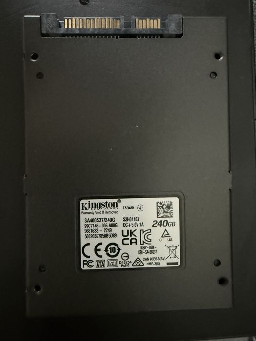 SSD Kingston A400, 240GB, SATA III, 2.5" – produs nou, fara ambalaj