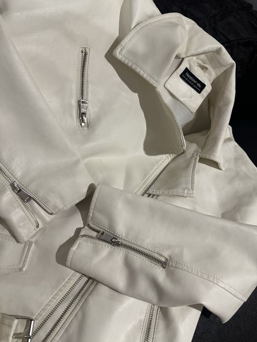 Кожанка оверсайз