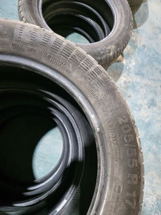 4x 205/55/17 VARA CONTINENTAL 6MM 2019 Stare impecabila