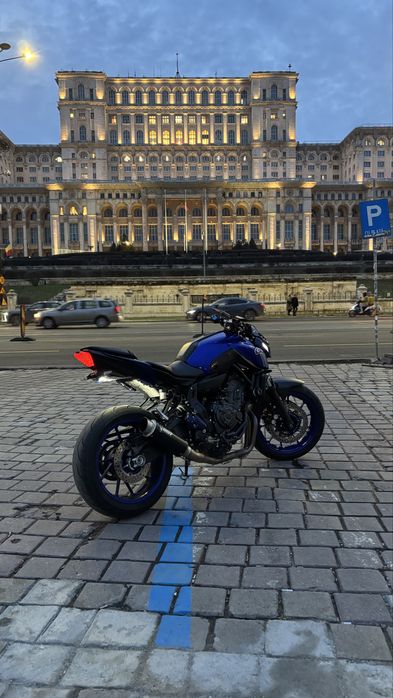 Vand Yamaha MT-07 Limitat A2(acte) si evacuare trecuta in talon