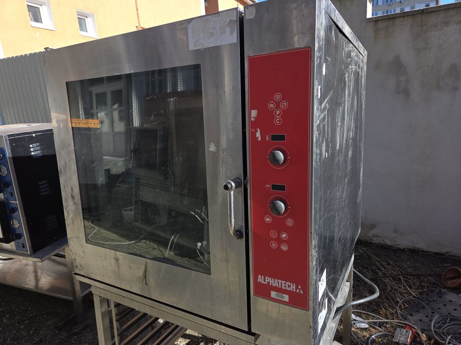 Cuptor convectie 5-10 tavi, meniu, rețete, abur ,spalare, Ration