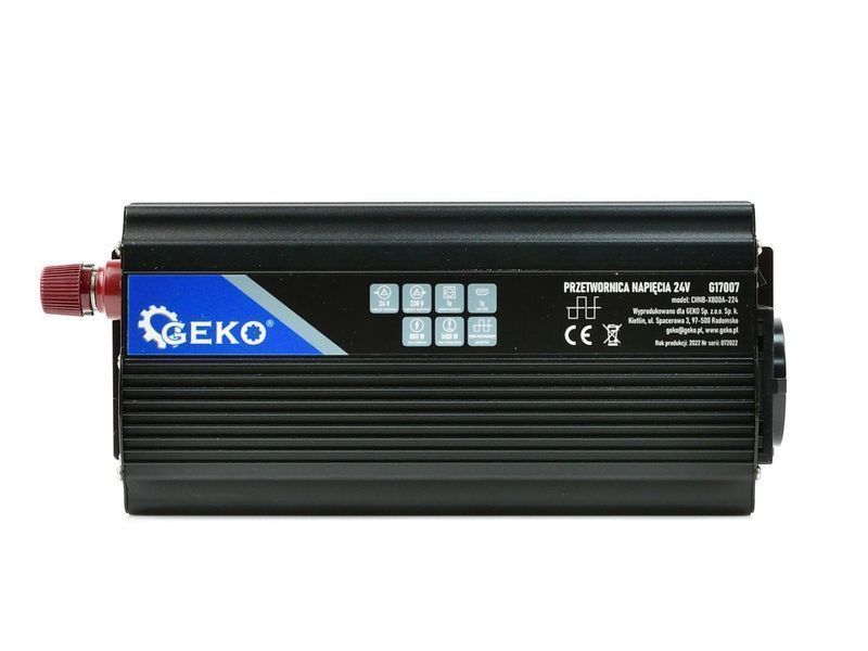 Инвертор на напрежение 24-220v 800/1600w geko